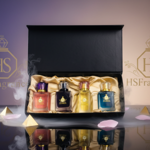 4 Fragrances Deal box By HS FRAGRANCE for Men & Women (Unisex) -Each bottle 50ml